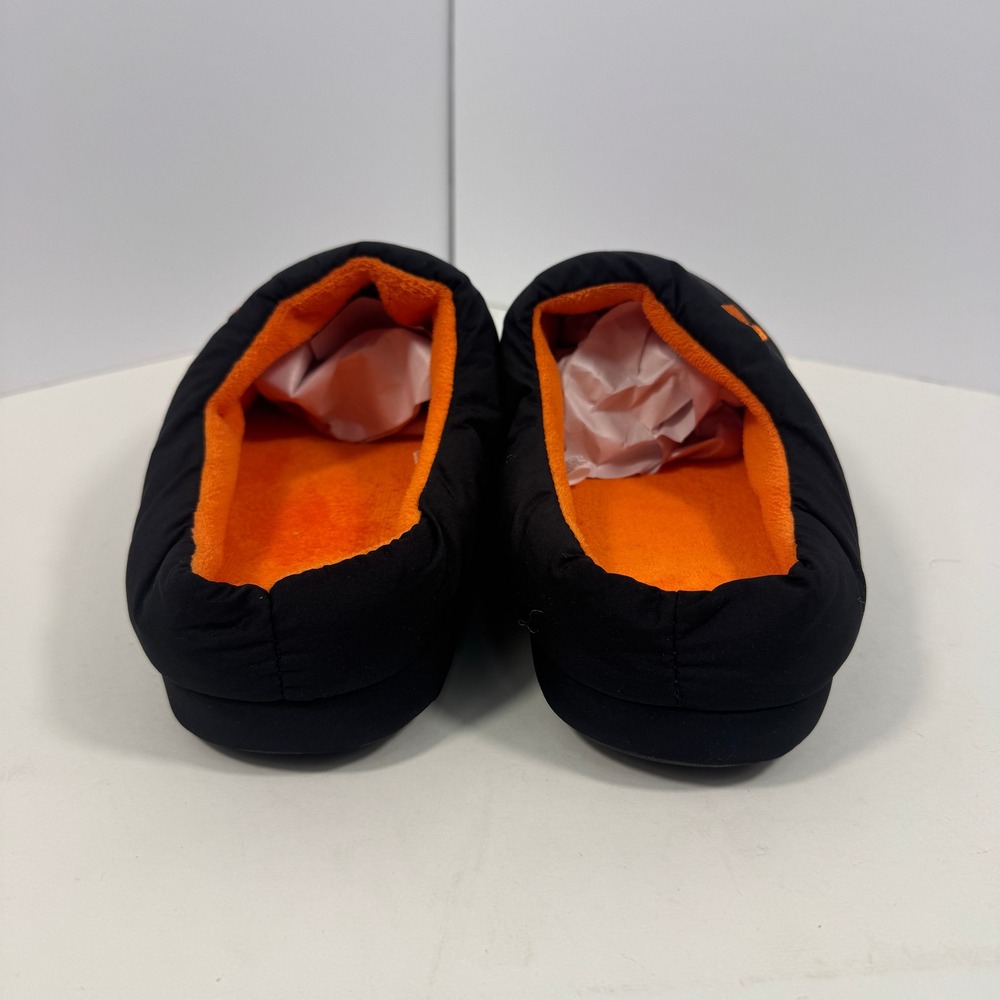 RockDove Men's Memory Foam Slippers Black Orange House Shoes Size 9–10 - Picture 6 of 10